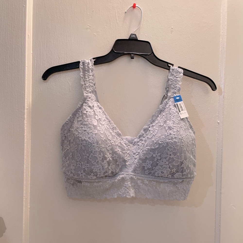 Ladies Lace Bra, Color Grey, Sice XXXL